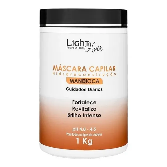 Máscara Capilar Mandioca Light Hair 1kg Foto 1