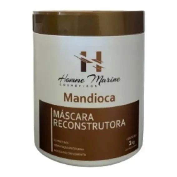 Máscara Capilar Profissional Mandioca 1kg Homme Marine Foto 1