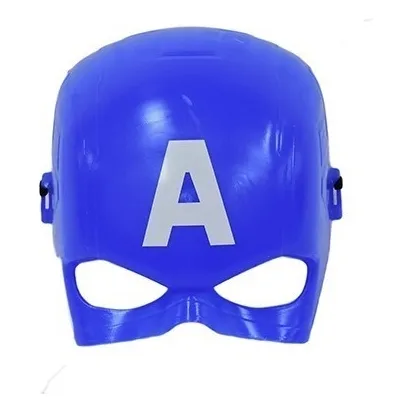 Mascara Capitão America,avengers,vingadores, Ultimato Cor Azul Capitão América Foto 1