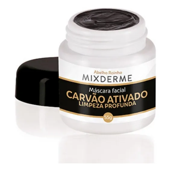Máscara Carvão Ativado Tratamento Limpeza Facial Mixderme Foto 1