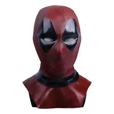 Mascara Cosplay Halloween Cosplay X-men Deadpool Mask Latex Foto mini 1
