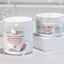 Máscara Cronograma Capilar Reconstrução Lanox Trihair 250g Foto mini 4