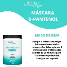 Máscara D-pantenol Nutrição Light Hair 1l Foto mini 2