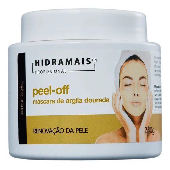 Máscara De Argila Dourada Peel-off Hidramais 250g - Original Foto 1