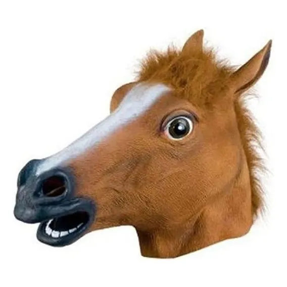 Mascara De Cavalo Cabeça De Cavalo Fantasia Cosplay Foto 1