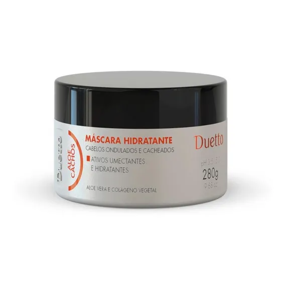 Máscara De Hidrataçao Aloe 280g Cachos Duetto Foto 1