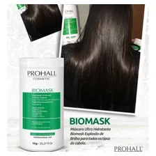 Máscara De Hidratação Profunda E Brilho Biomask Prohall 500g Foto mini 3