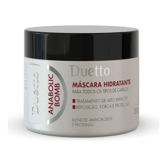 Máscara De Hidratação Bomb Anabolic Duetto 500g Foto 1