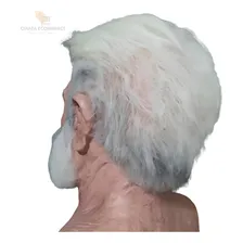 Máscara De Latex Velho Realista Para Fantasia Halloween Foto mini 3