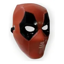 Máscara Deadpool Fantasia Halloween Carnaval Festa Cosplay Cor Vermelho Foto mini 3