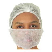 Mascara Descartável Proteção Total Barba E Bigode Com 100 Foto mini 1