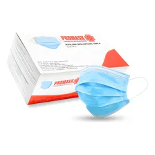 Máscara Descartável Tripla Anvisa (cx C/50) - Promask Foto mini 1