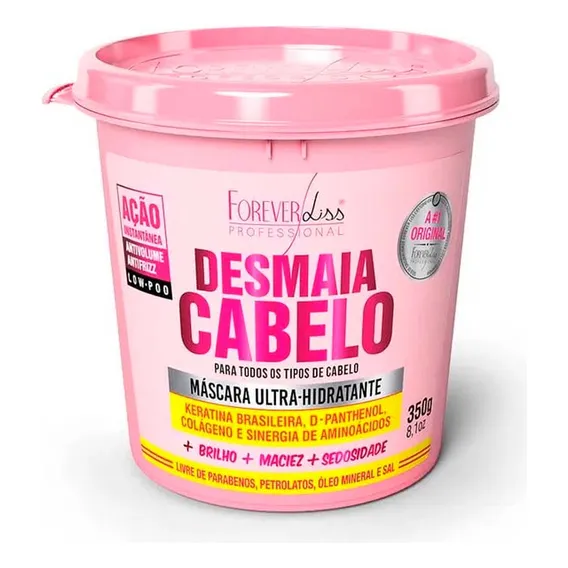 Mascara Desmaia Cabelo Forever Liss 350g Foto 1
