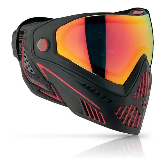 Máscara Dye I5 Fire Black Red 2.0 Airsoft - Paintball Foto 1
