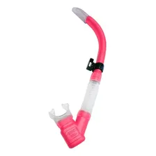 Mascara E Snorkel C/ Válvula E Anti Onda Kit Prata Seasub Cor Rosa Foto mini 4