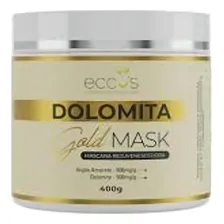 Máscara faciai para pele Ecco's Gold Mask Dolomita Gold Mask 400Gr Mascara Rejuvenescedora Eccos 400g Foto mini 1