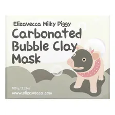 Máscara faciai para pele Elizavecca Milky Piggy Carbonated Bubble 100g y 100mL Foto mini 2