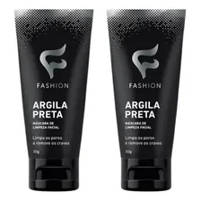 Máscara faciai para pele Fashion Facial Mascara facial fashion argila preta remove cravos 30g - 2un Foto  mini 1