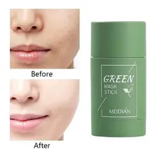 Máscara faciai para pele normal Green Mask Máscara Facial Solid Mask 40g y 40mL Foto mini 4