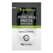 Máscara faciai para pele oleosa Avenca Argila Máscara Preta 8g y 8mL Foto mini 2