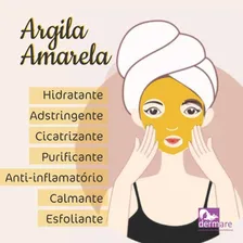 Mascara Facial Argila Amarela Anti Idade Dermare 1kg Foto mini 3