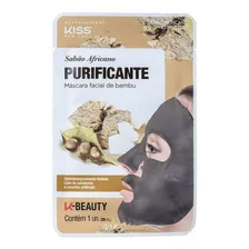 Máscara Facial Kiss New York Sabão Africano Purificante 20ml Tipo de pele Normal Foto  mini 1