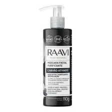 Máscara Facial Purificante Carvão Ativado Raavi - 110g Foto mini 2