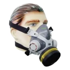 Mascara Facial Voga Respirador C/ Filtro Sestafe Pintura Macio Respirador Sestafe Pintura Voga Proteção Segurança Máscara Filtro Vapores Organicos Gases Acidos Para Pintura E Tinta Foto  mini 1