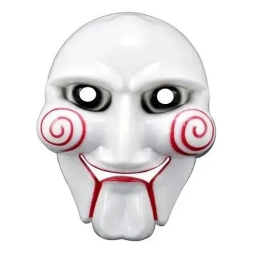 Máscara Fantasia Halloween - Jogos Mortais Jigsaw Cor Cinza mascara billi jogos mortais Foto 1