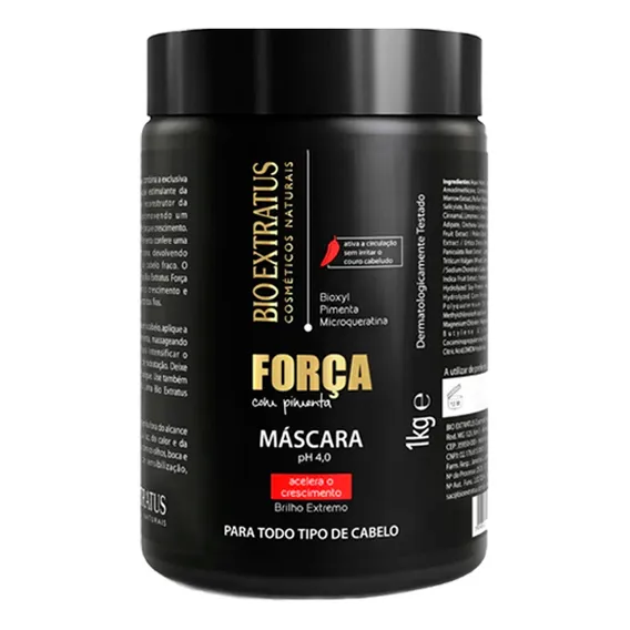 Máscara Força Com Pimenta 1kg Bio Extratus Foto 1