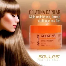 Mascara Gelatina Capilar Repositor De Colageno Salles 250 Gr Foto  mini 1