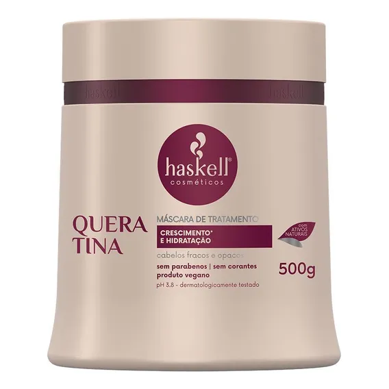 Mascara Haskell Queratina Reconstrução - 500g Foto 1