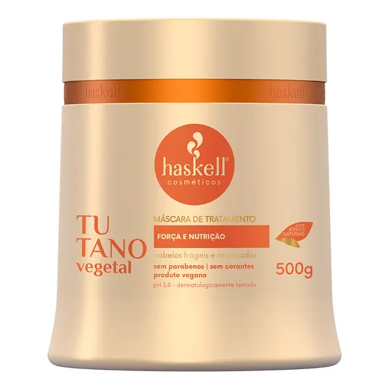 Máscara Haskell Tutano + D-pantenol Força E Nutrição 500g Foto 1