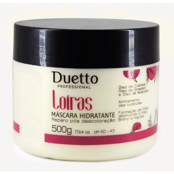 Mascara Hidratação Loiras Duetto Professional 500g Foto 1