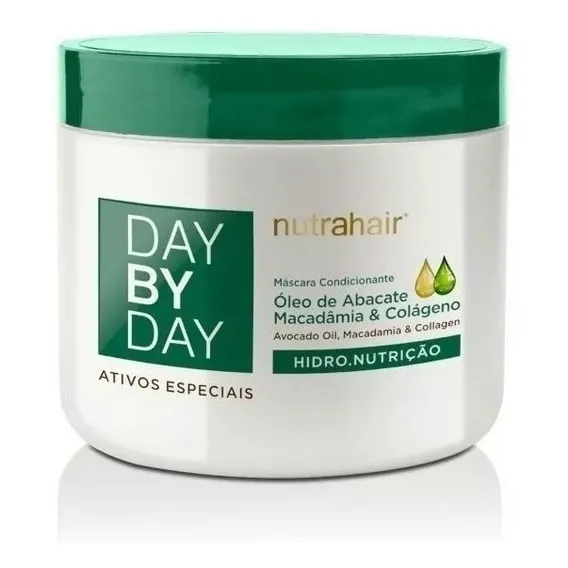 Máscara Hidratação Day By Day Abacate 500gr Nutra Hair Foto 1
