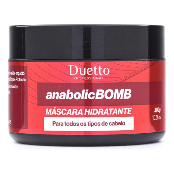 Máscara Hidratante Anabolic Bomb Duetto Professional 280g Foto 1