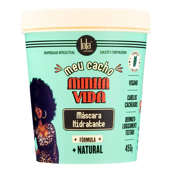 Máscara Hidratante Meu Cacho Minha Vida 450g Lola Cosmetics Foto 1