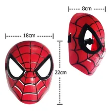 Mascara Hulk E Homem Aranha Vingadores Super Herois Infantil Foto mini 4