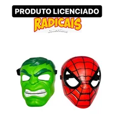 Mascara Hulk E Homem Aranha Vingadores Super Herois Infantil Foto mini  2