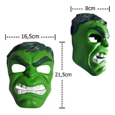 Máscara Hulk Super Herói Cosplay Infantil Fantasia Traje Cor Verde Foto mini 2