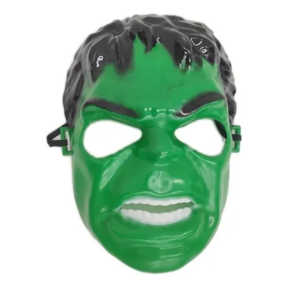 Mascara Hulk Vingadores Avengers Her贸is Cor Verde Foto 1