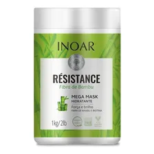 Máscara Inoar Resistance Fibra De Bambu Hidratante 1000g Foto  mini 1