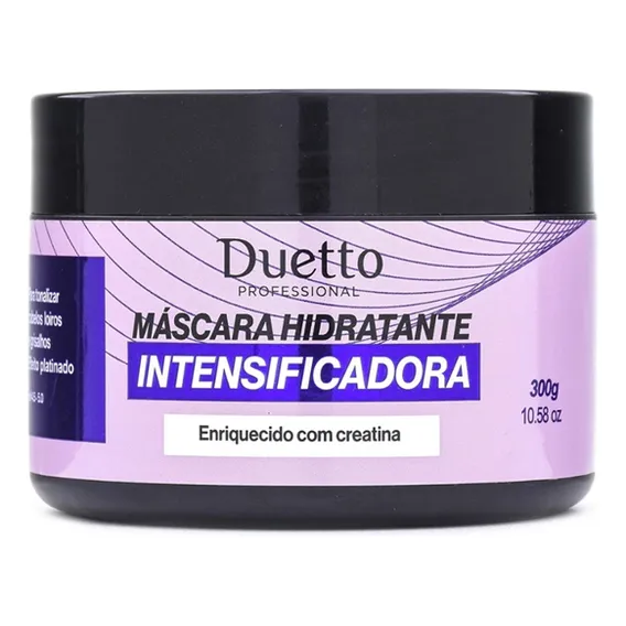 Máscara Intensificador Cabelos Loiros Duetto 280g Foto 1