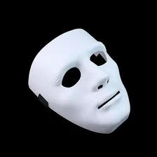 Máscara Jabbawockeez Dança Teatro Fantasia Carnaval Luxo Cor Branco Foto mini 3