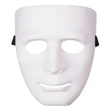 Máscara Jabbawockeez Dança Teatro Fantasia Carnaval Luxo Cor Branco Foto mini 1