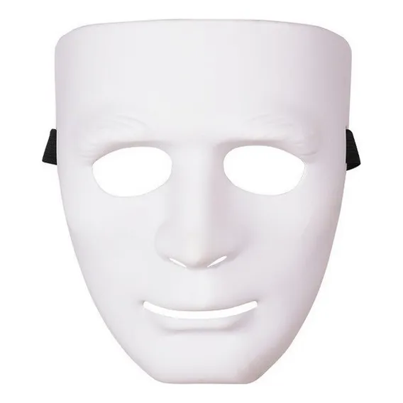 Máscara Jabbawockeez Dança Teatro Fantasia Carnaval Luxo Cor Branco Foto 1