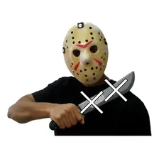 Máscara Jason Sexta Feira 13 Hoquei Envelhecida Halloween Foto mini 4
