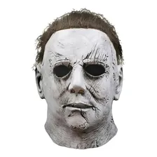 Mascara Latex Terror Michael Myers Halloween Realista Cor Branco Foto mini 2