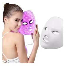 Mascara Led Estetica Facial 7 Cores Tratamento De Pele Foto mini 1