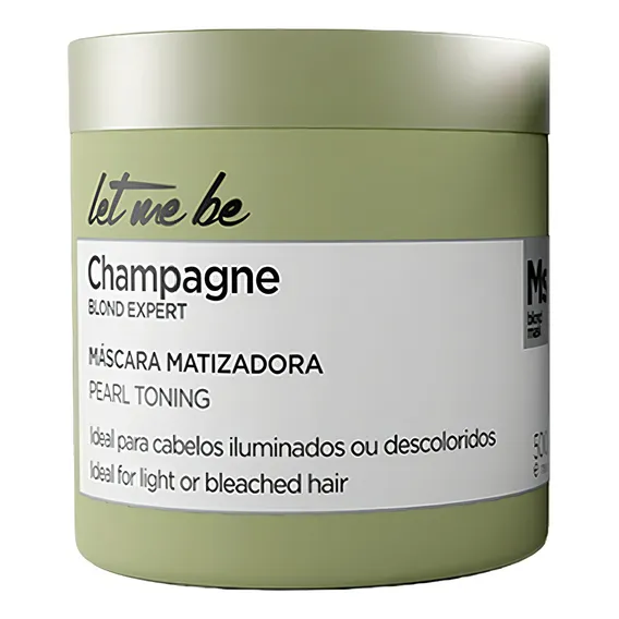 Máscara Let Me Be Champagne Efeito Pérola 500g Tom Champanhe Foto 1